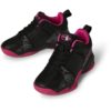 Gaze Women's Hi Top Basketball Shoes - Black & Pink - Image 3