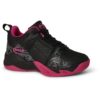 Gaze Women's Hi Top Basketball Shoes - Black & Pink
