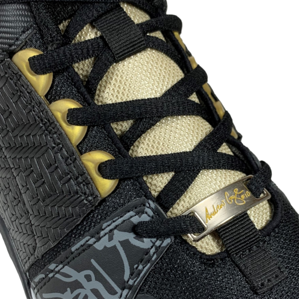 Gaze Elite Hoop Signature Shoe - Black/Gold - Image 4