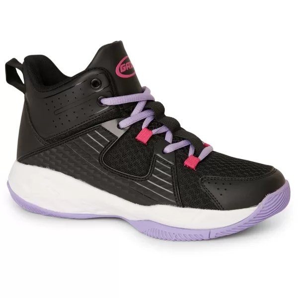 Gaze Kids Basketball Shoes - Black & Purple