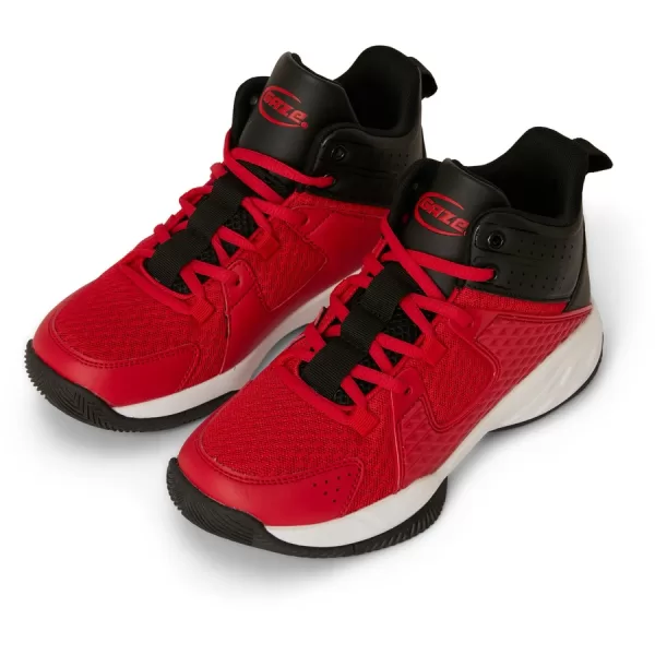 Gaze Kids Basketball Shoes - Black & Red - Image 2