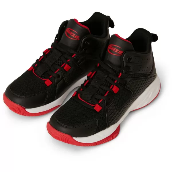 Gaze Kids Basketball Shoes - Black & Red - Image 2