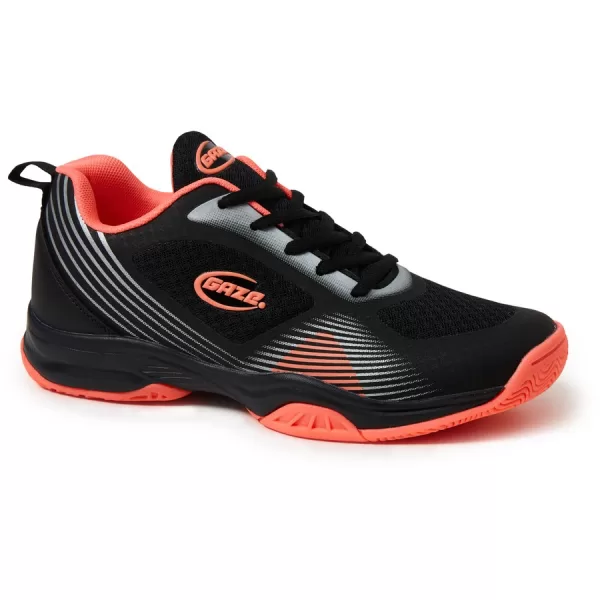 Gaze Kids Netball Shoes – Black & Orange – Gaze Website
