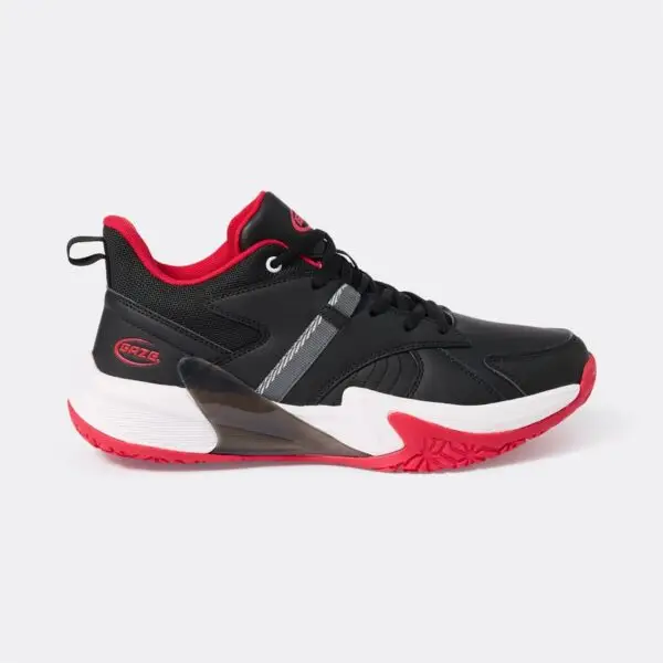 Gaze Men's Basketball Shoes - Black & Red