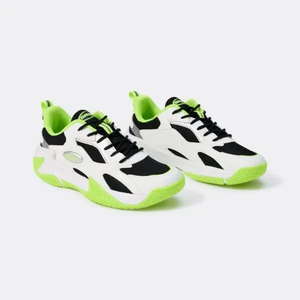 Gaze Kids Basketball Shoes - White & Black - Image 2