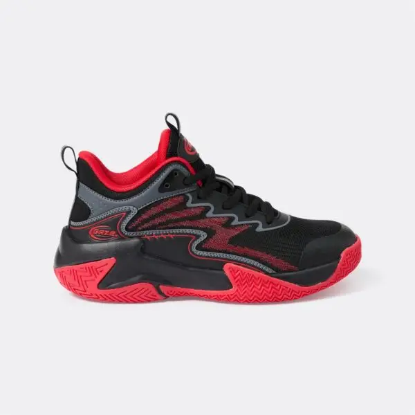 Gaze Kids Basketball Shoes - Red & Black