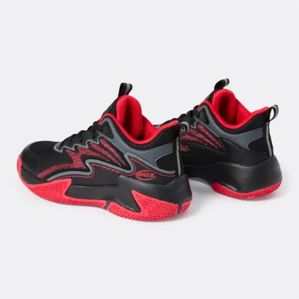 Gaze Kids Basketball Shoes - Red & Black - Image 3