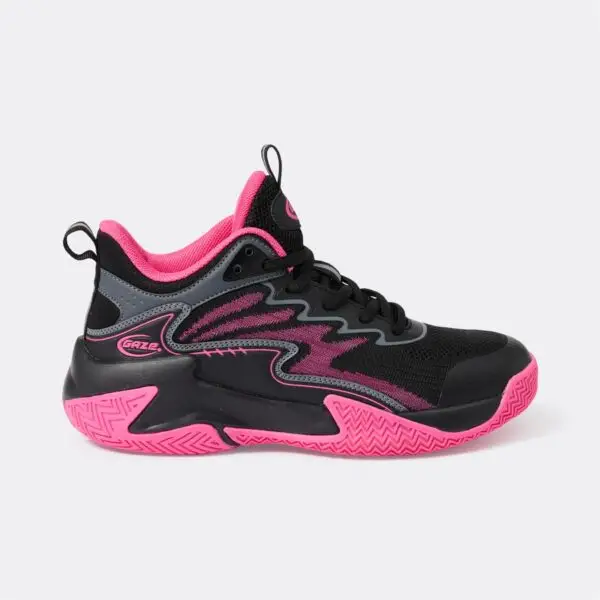 Gaze Kids Basketball Shoes - Pink & Black