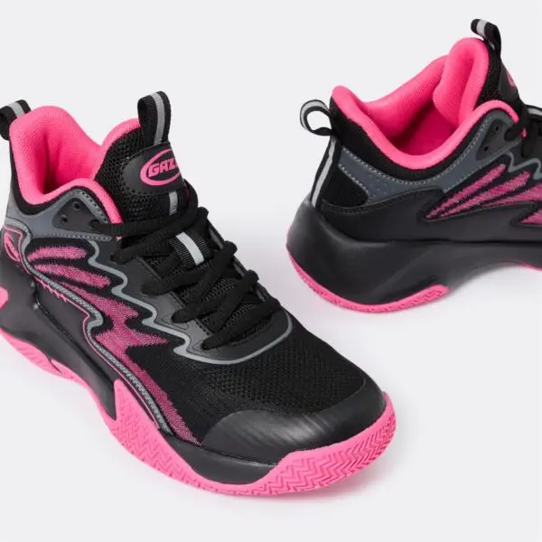 Gaze Kids Basketball Shoes - Pink & Black - Image 4