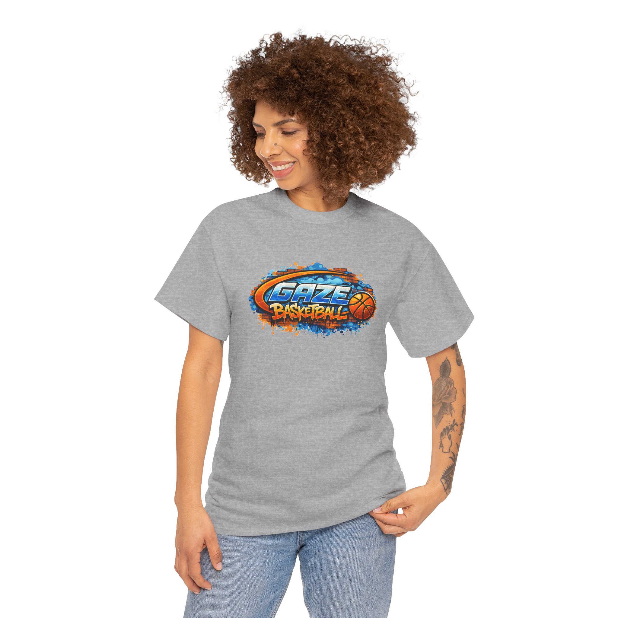 Gaze Basketball Graffiti T-Shirt — Urban Hoop Street Art Tee - Image 33