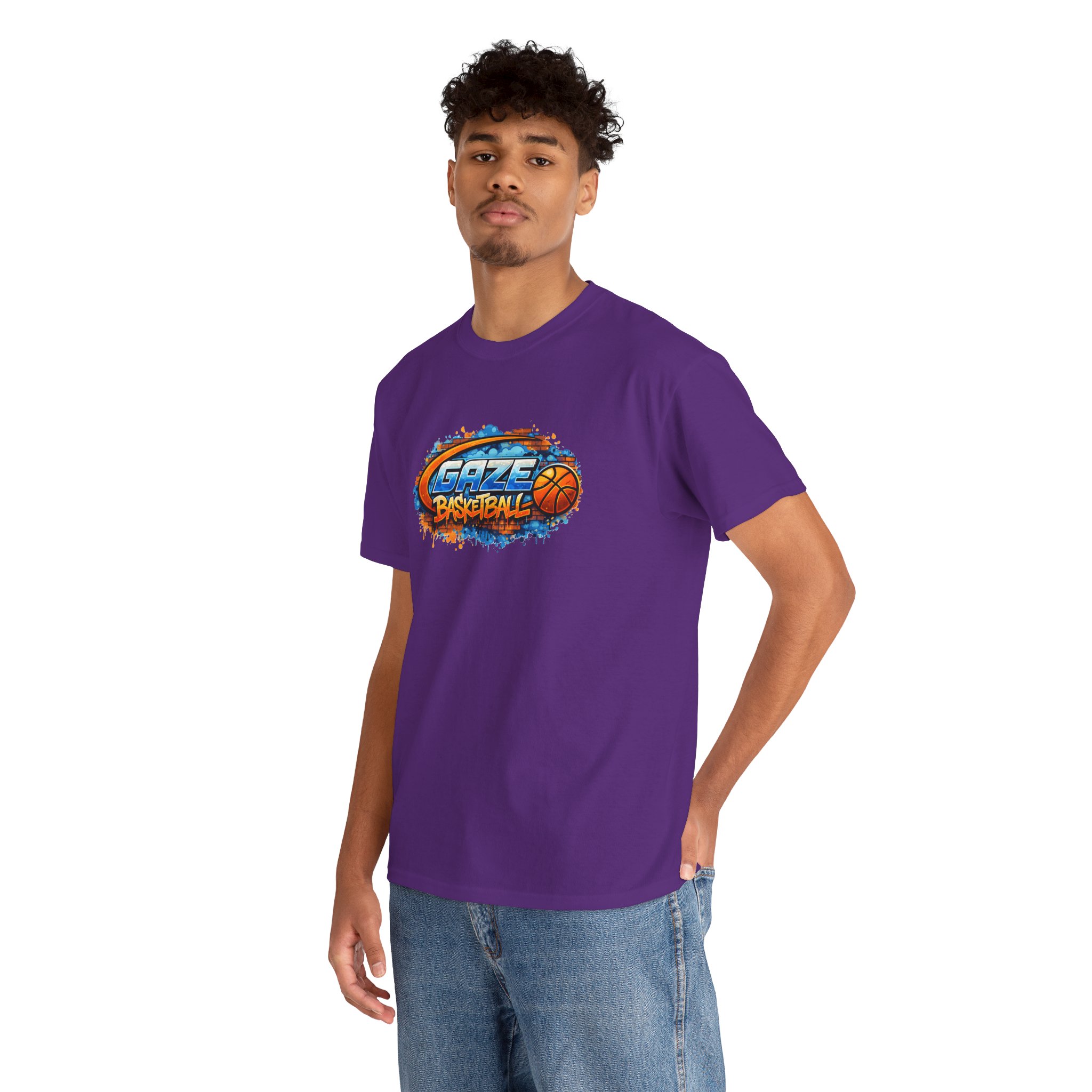Gaze Basketball Graffiti T-Shirt — Urban Hoop Street Art Tee - Image 62