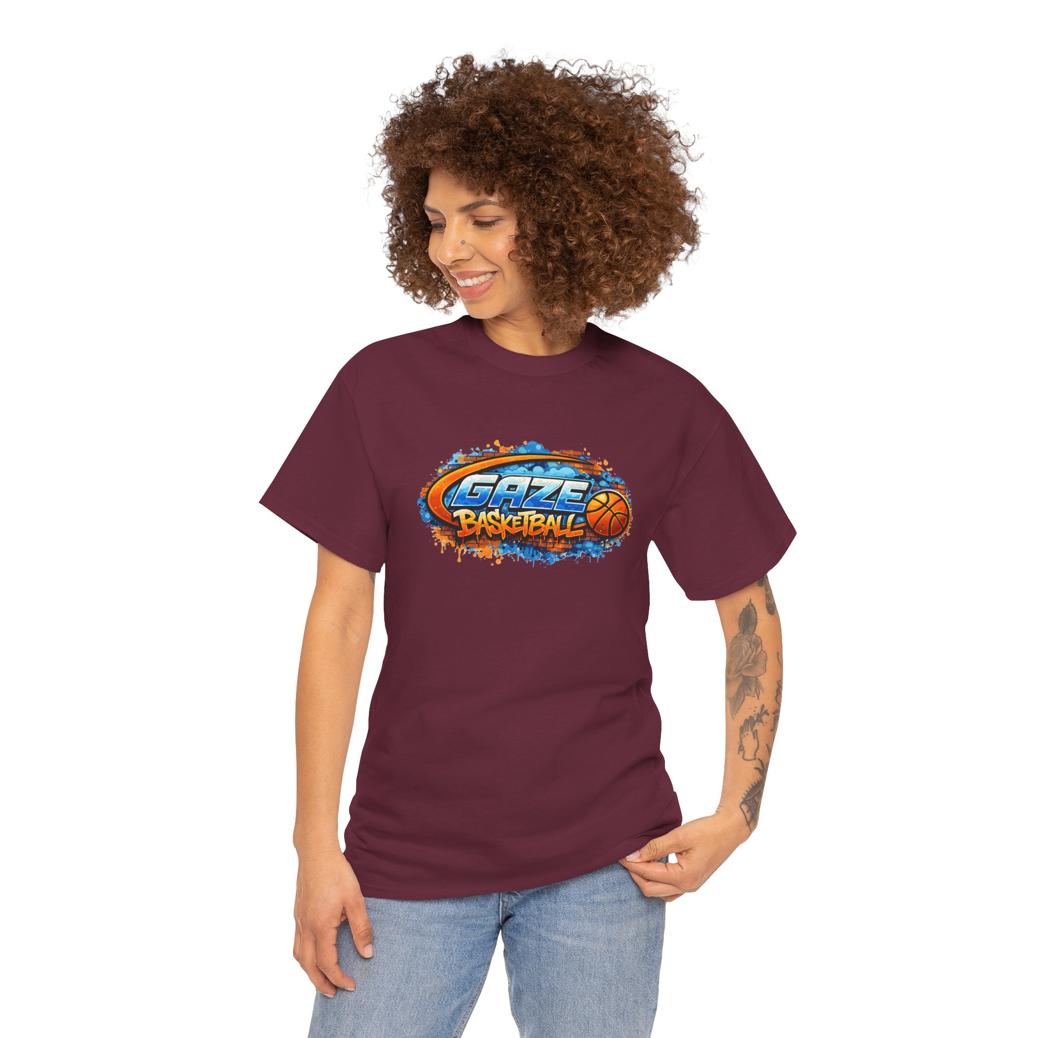 Gaze Basketball Graffiti T-Shirt — Urban Hoop Street Art Tee - Image 40