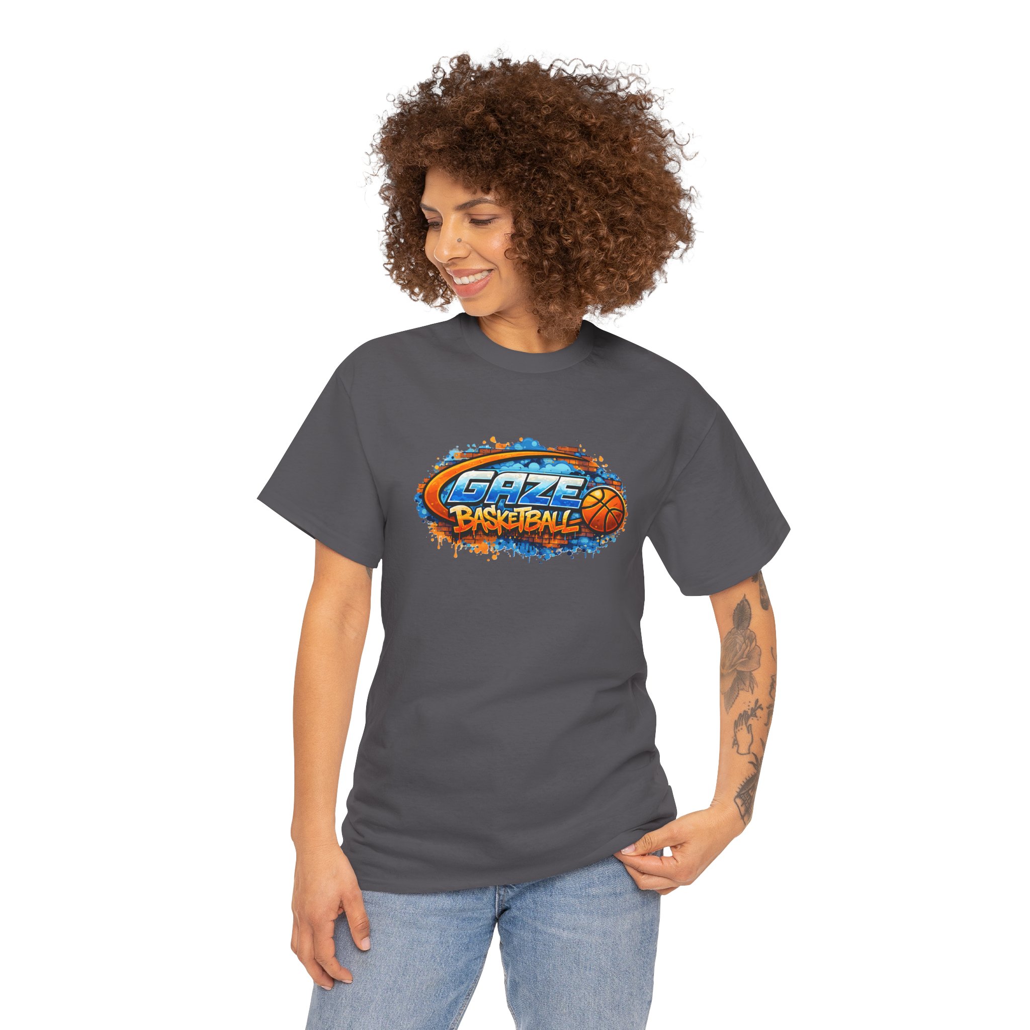 Gaze Basketball Graffiti T-Shirt — Urban Hoop Street Art Tee - Image 54