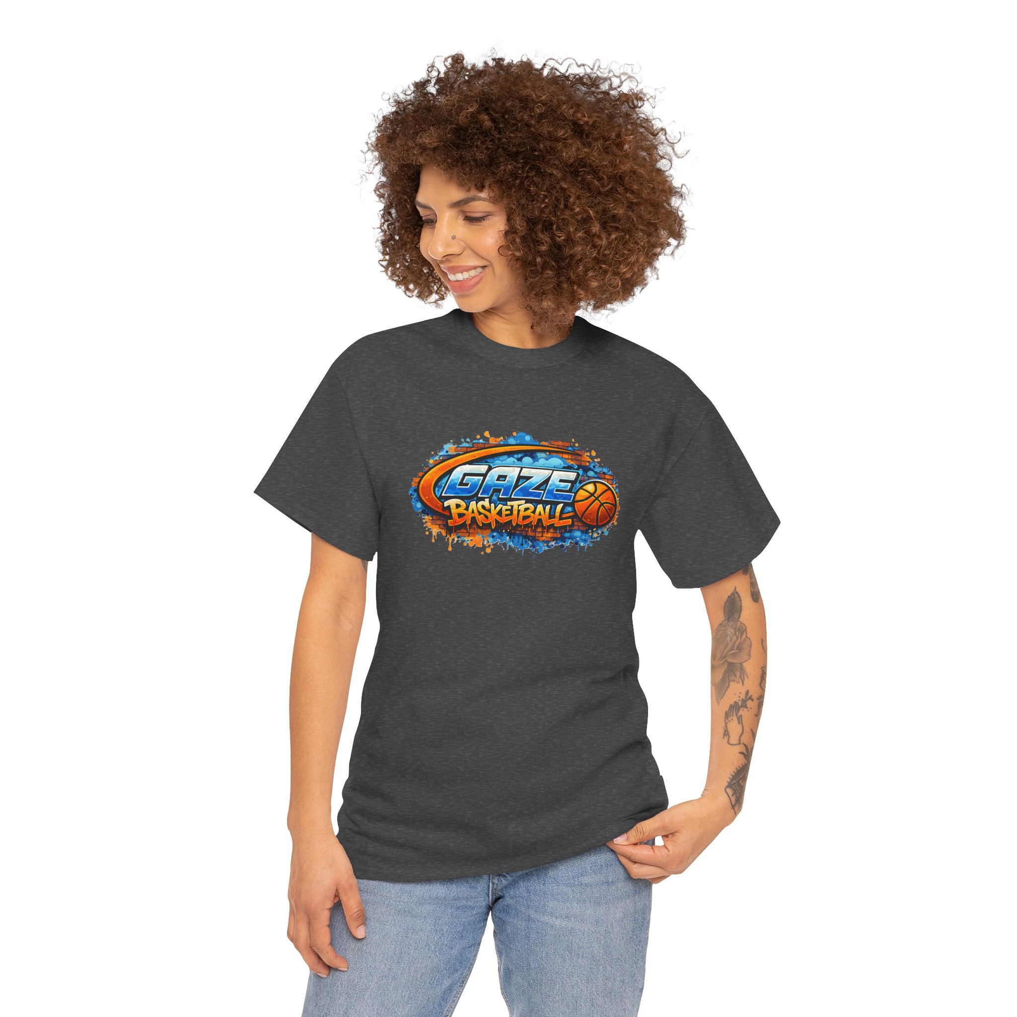 Gaze Basketball Graffiti T-Shirt — Urban Hoop Street Art Tee - Image 47
