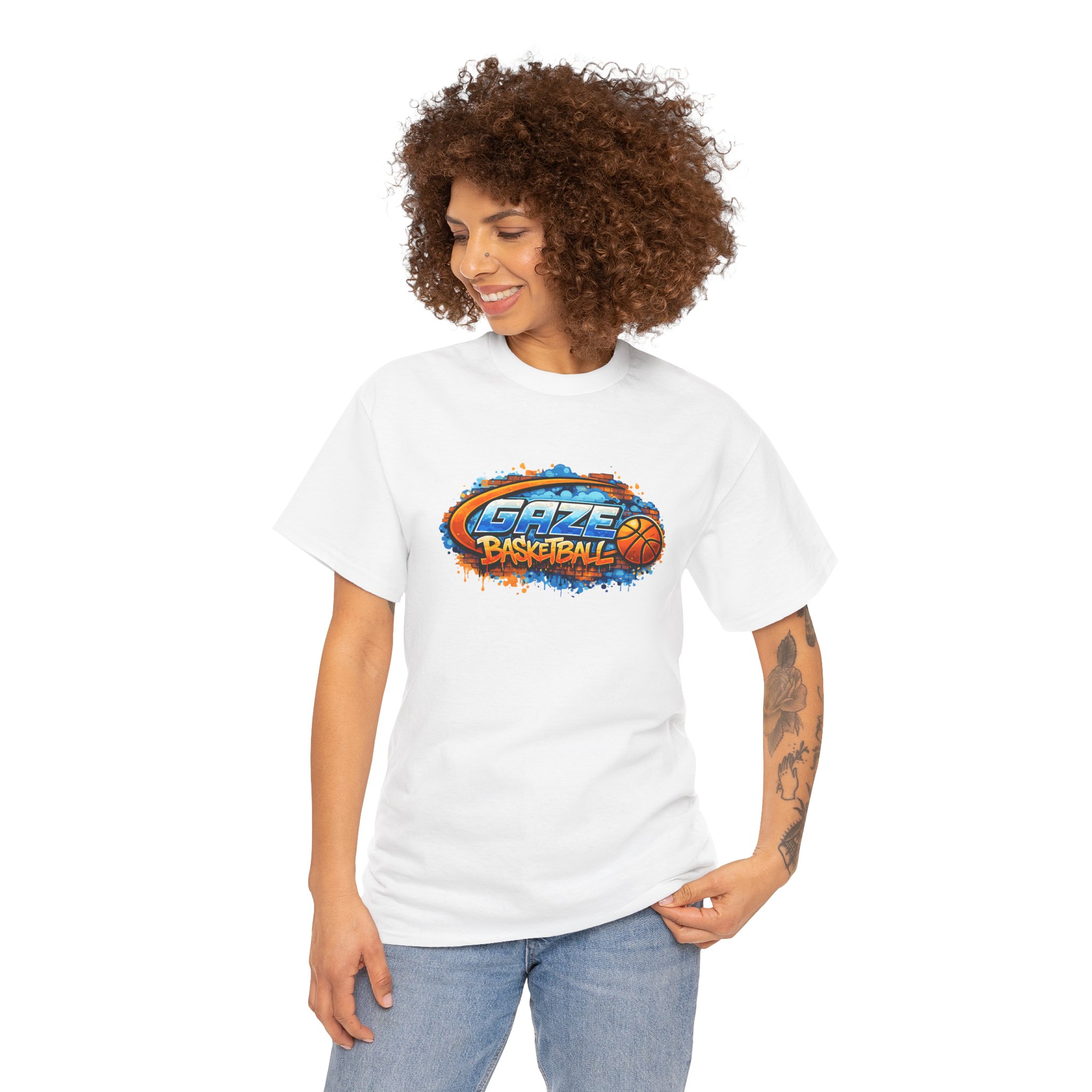 Gaze Basketball Graffiti T-Shirt — Urban Hoop Street Art Tee - Image 12