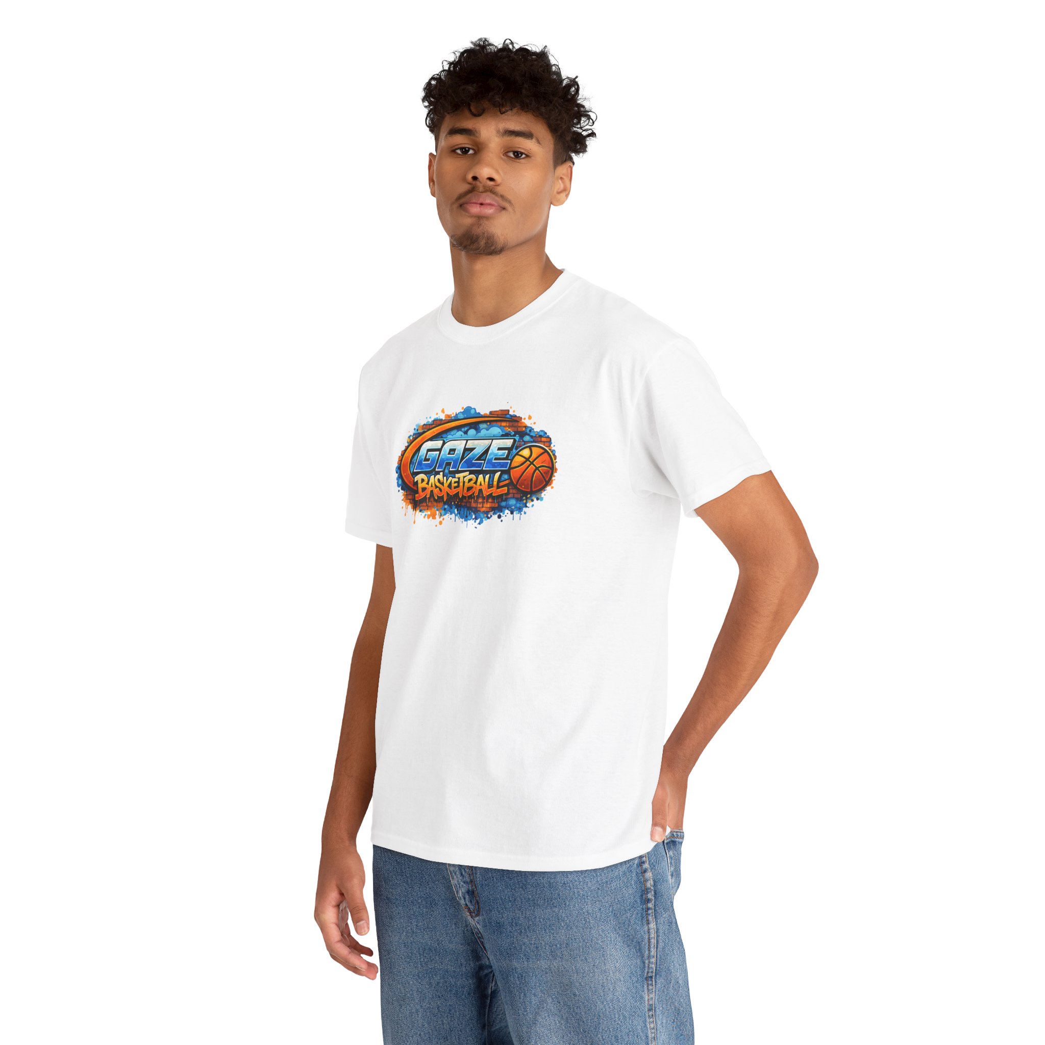 Gaze Basketball Graffiti T-Shirt — Urban Hoop Street Art Tee - Image 13