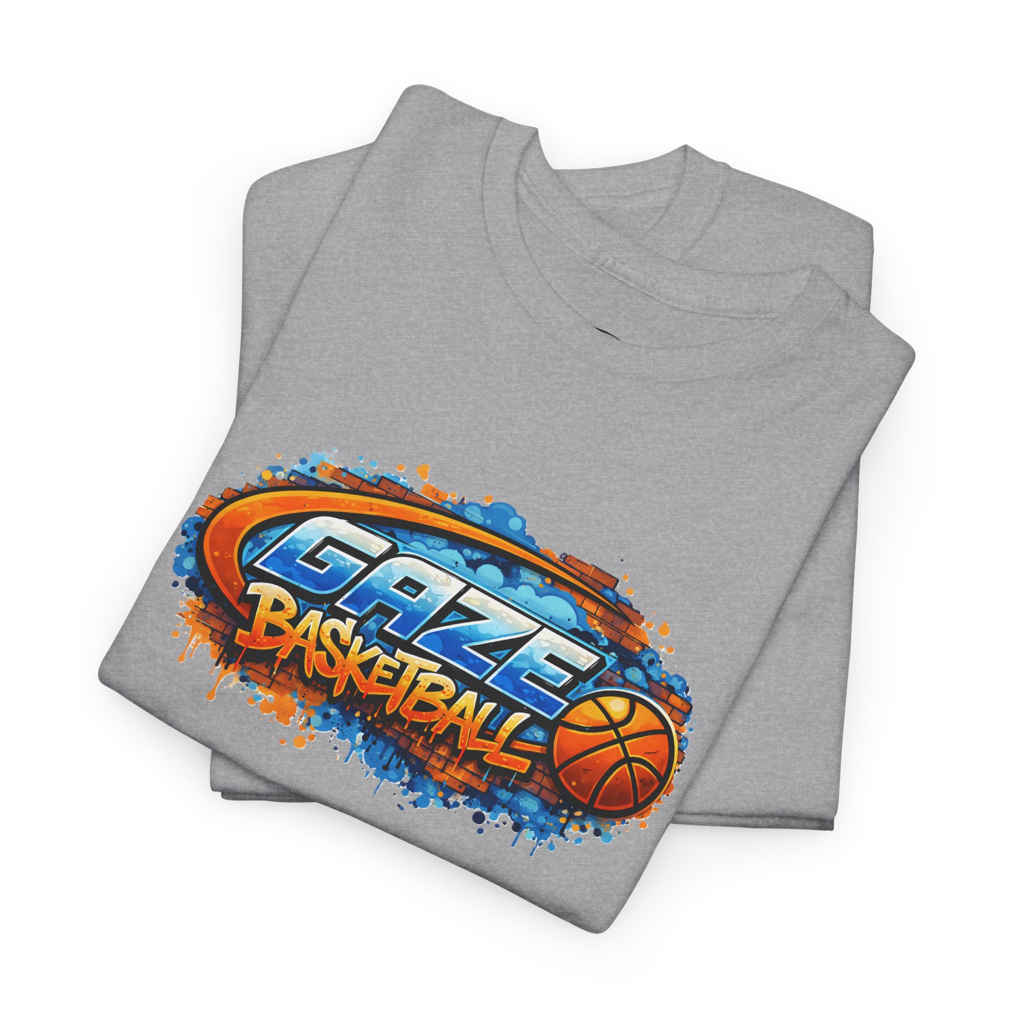 Gaze Basketball Graffiti T-Shirt — Urban Hoop Street Art Tee - Image 35