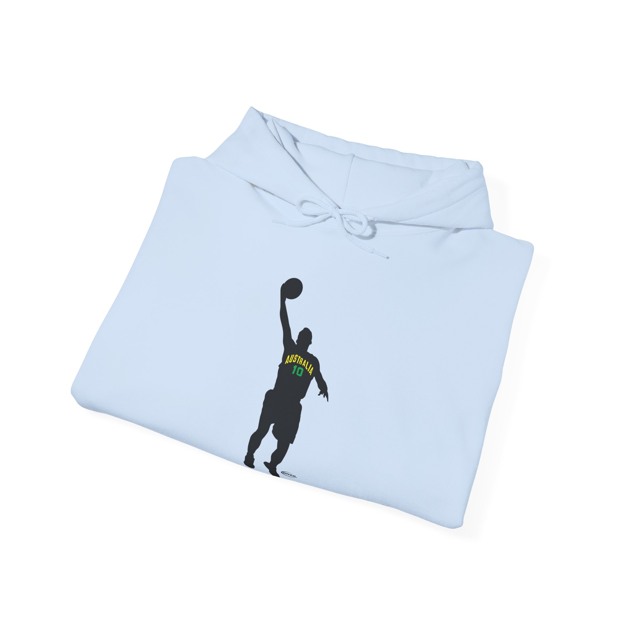 Australian Basketball Legend Hoodie — Silhouette Tribute - Image 24
