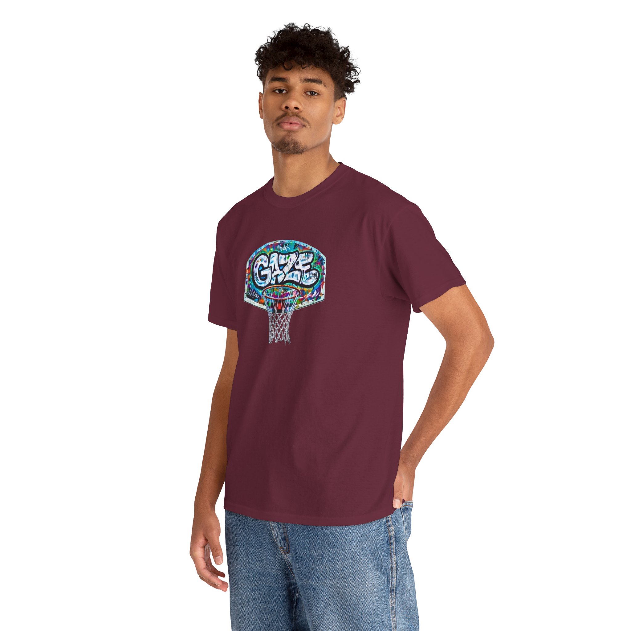 Backboard T-Shirt — Vintage 1970s Hoop Tee - Image 33
