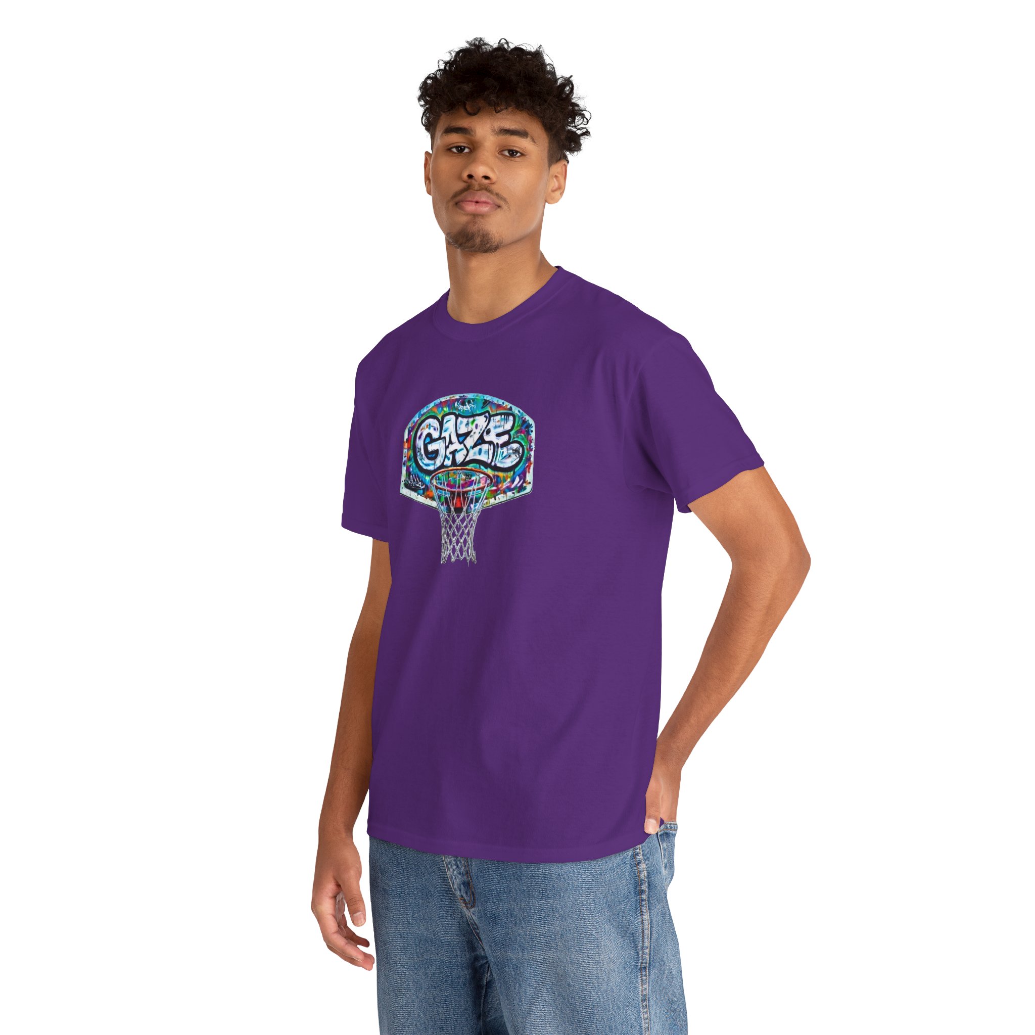 Backboard T-Shirt — Vintage 1970s Hoop Tee - Image 45
