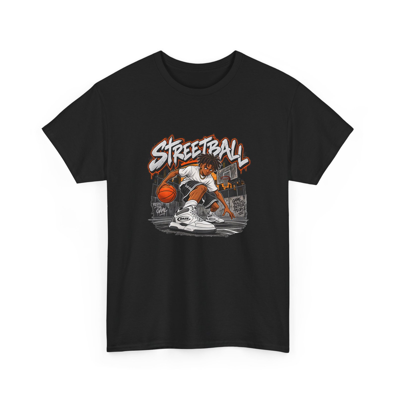Streetball Basketball Graphic Tee — Urban Hoops Player Design - Image 5