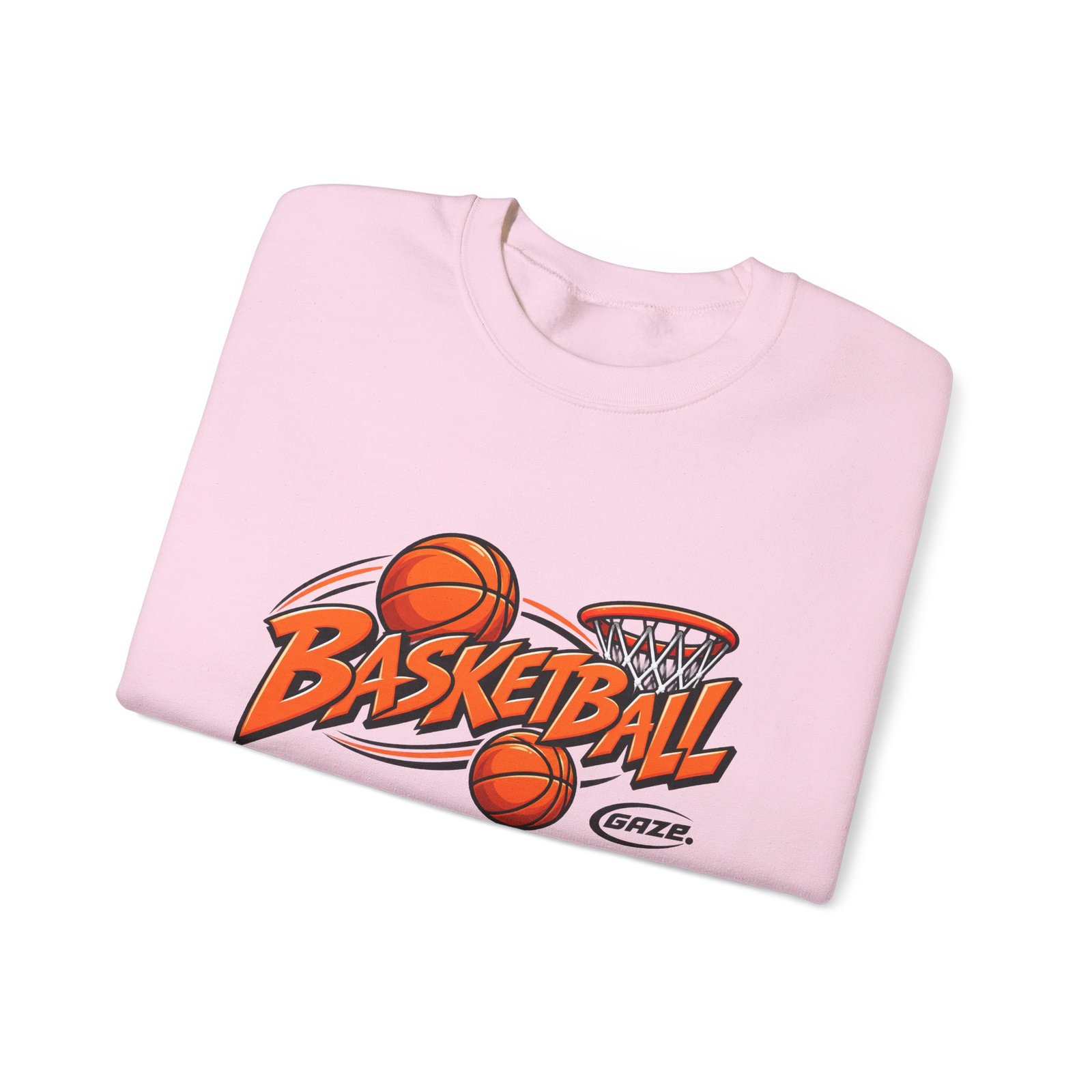 Basketball Graphic Crewneck Sweatshirt – Vintage Hoop Design - Image 31