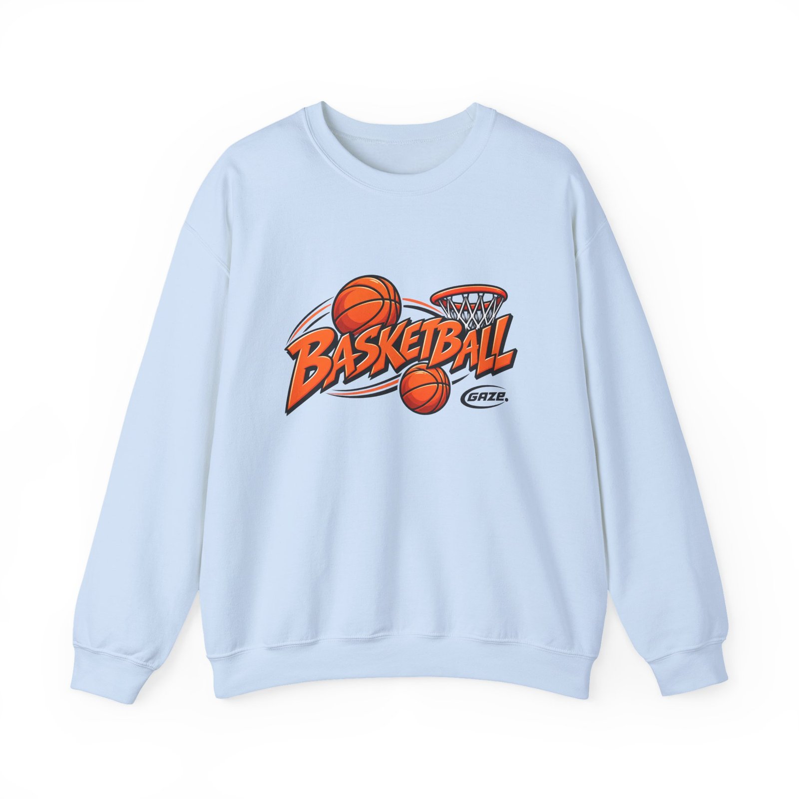 Basketball Graphic Crewneck Sweatshirt – Vintage Hoop Design - Image 21
