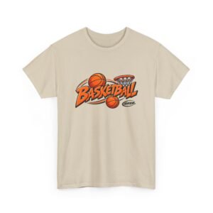 Basketball Graphic Tee — Retro Hoop Design